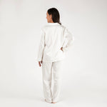 BIRDIE SATIN LONG PAJAMAS - Lenora