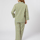 CLASSIC COTTON PAJAMAS IN LEMON LIBERTY - Lenora