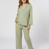 CLASSIC COTTON PAJAMAS IN LEMON LIBERTY - Lenora