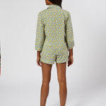 CLASSIC COTTON SHORT PAJAMAS IN LEMON LIBERTY - Lenora