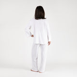 LIZA POINTELLE COTTON LONG PAJAMAS - Lenora