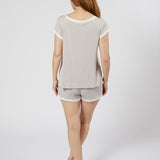 MONTE MODAL KNIT SHORT PAJAMAS - Lenora