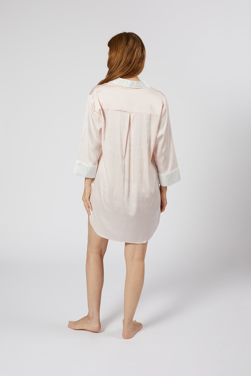 BIRDIE SATIN NIGHTSHIRT - Lenora