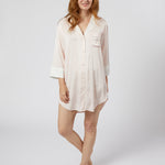 BIRDIE SATIN NIGHTSHIRT - Lenora