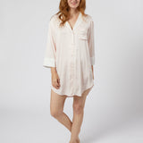 BIRDIE SATIN NIGHTSHIRT - Lenora