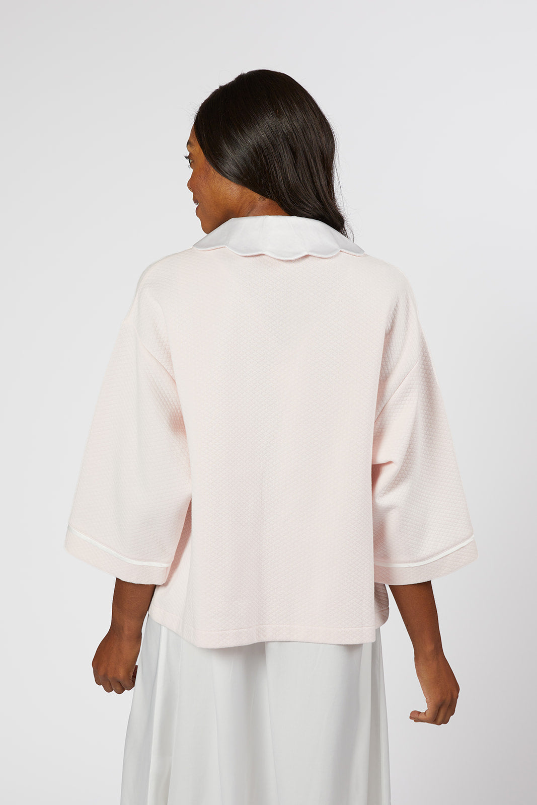 HELEN COTTON BEDJACKET - Lenora