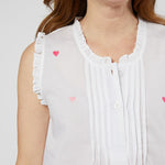 JOSIE HEART COTTON NIGHTGOWN - Lenora