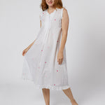 JOSIE HEART COTTON NIGHTGOWN - Lenora