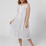 JOSIE HEART COTTON NIGHTGOWN - Lenora