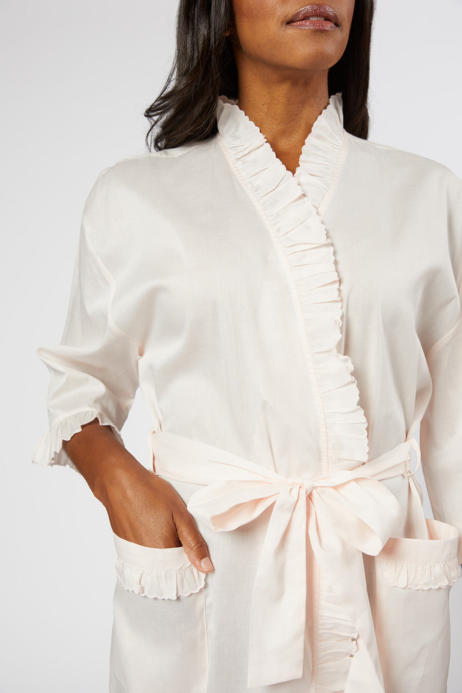 JULIA COTTON ROBE – Lenora