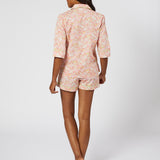 CLASSIC COTTON SHORT PAJAMAS IN PINK LIBERTY - Lenora