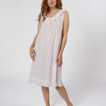 LILY COTTON RUFFLE NIGHTGOWN - Lenora