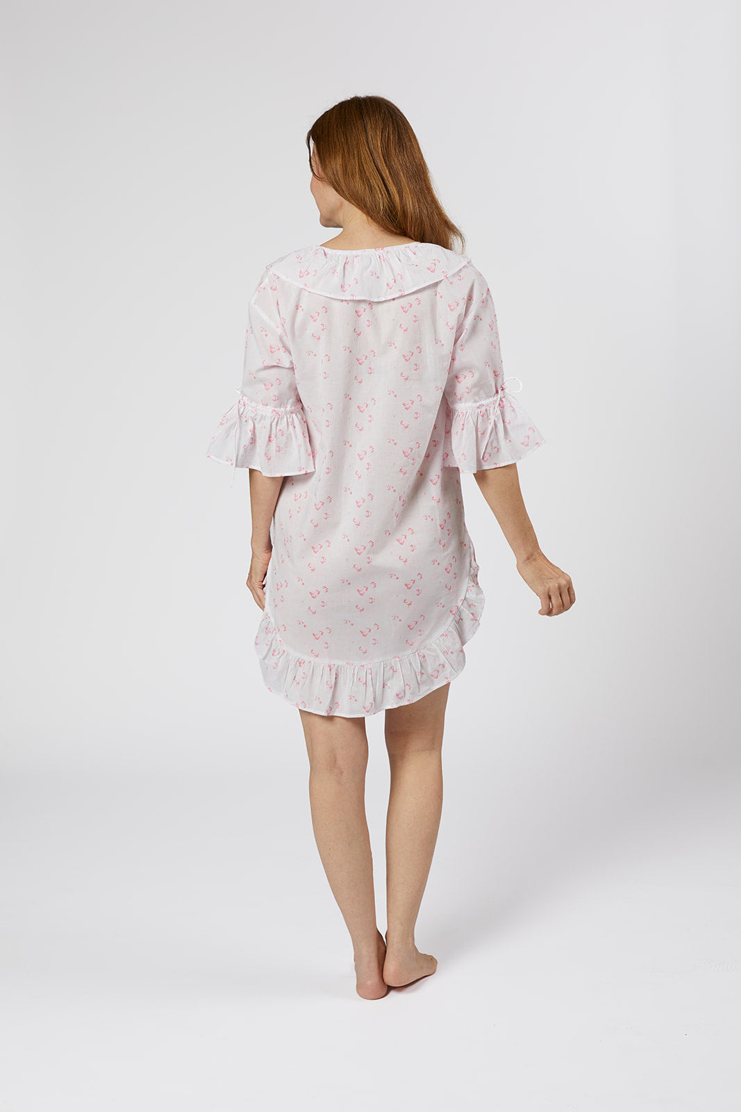 LILY COTTON POET NIGHTSHIRT - Lenora