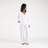 LIZA POINTELLE COTTON LONG PAJAMAS - Lenora