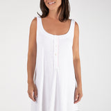 LIZA POINTELLE COTTON NIGHTGOWN - Lenora