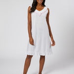 LULIE COTTON RUFFLE NIGHTGOWN - Lenora