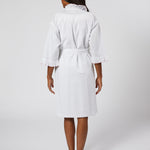 LULIE COTTON RUFFLE ROBE - Lenora