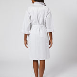 LULIE COTTON RUFFLE ROBE - Lenora