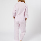 LILY PINSTRIPE COTTON PAJAMAS - Lenora