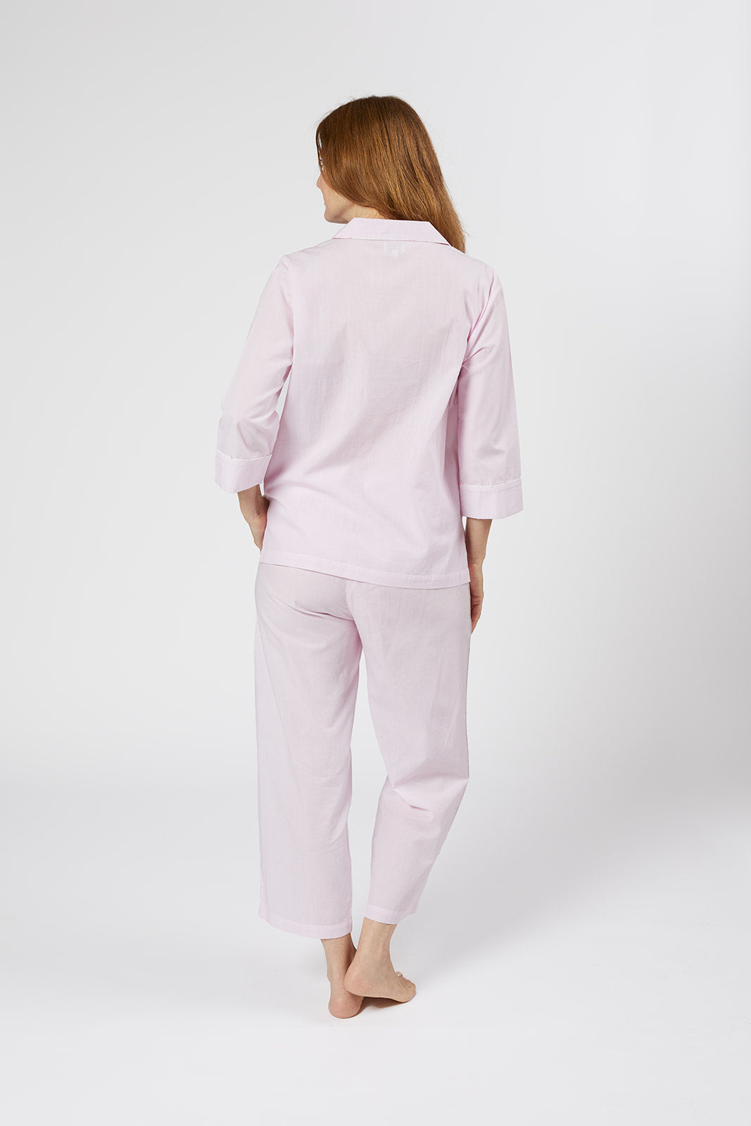 LILY PINSTRIPE COTTON PAJAMAS - Lenora