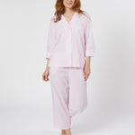 LILY PINSTRIPE COTTON PAJAMAS - Lenora