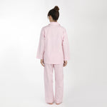 GINGHAM COTTON PAJAMAS W/ RIC RAC TRIM - Lenora