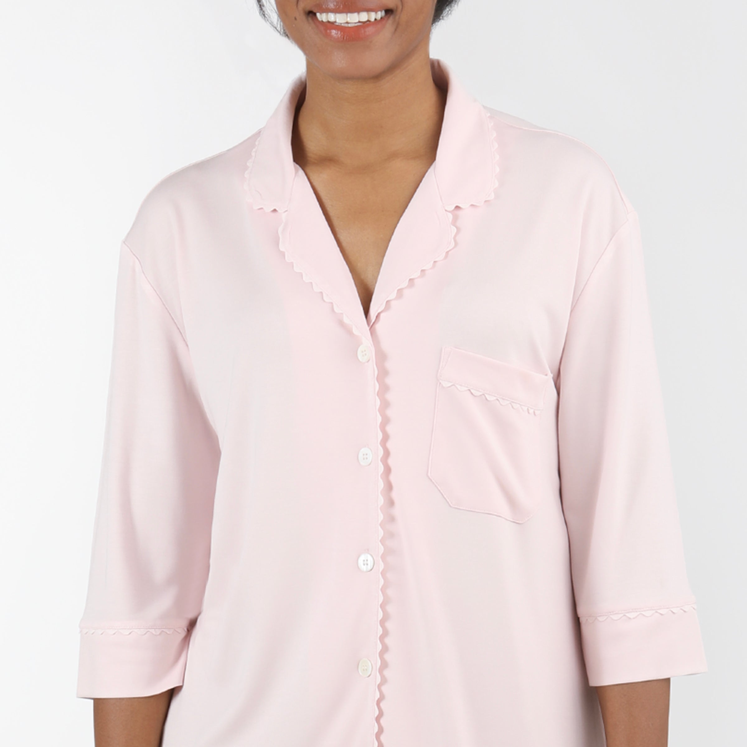 WYNNE MODAL KNIT NIGHTSHIRT - Lenora