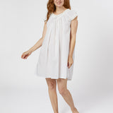 RUTHIE COTTON NIGHTGOWN - Lenora