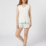 BIRDIE MODAL KNIT SHORT PAJAMAS - Lenora