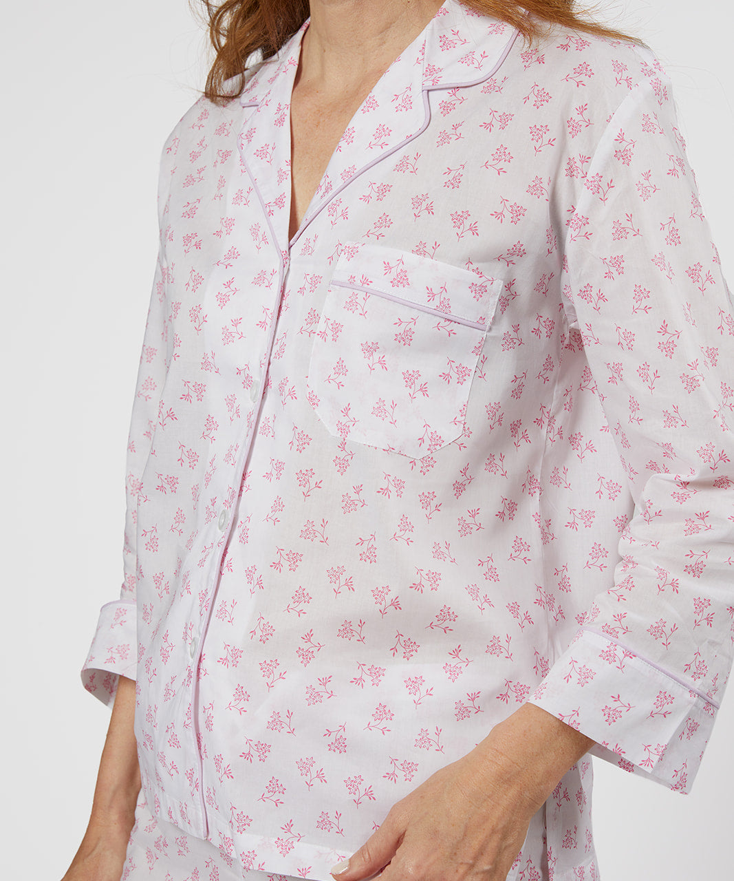 CLASSIC COTTON SHORT PAJAMAS IN VIVIAN FLORAL - Lenora