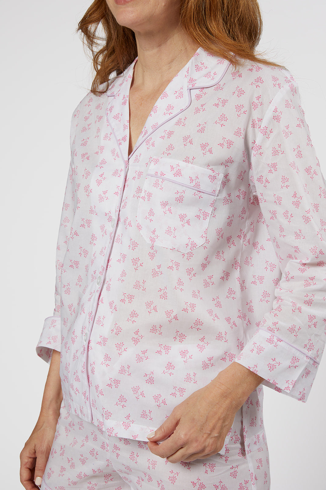 CLASSIC COTTON SHORT PAJAMAS IN VIVIAN FLORAL - Lenora