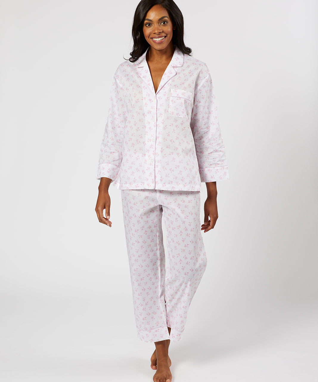 CLASSIC COTTON PAJAMAS IN VIVIAN FLORAL - Lenora