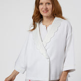 HELEN COTTON BEDJACKET - Lenora