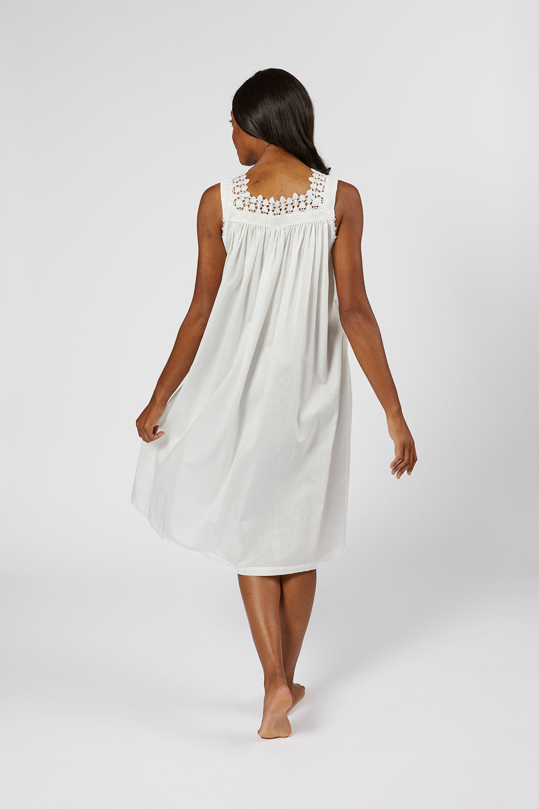 TRUDIE COTTON NIGHTGOWN - Lenora