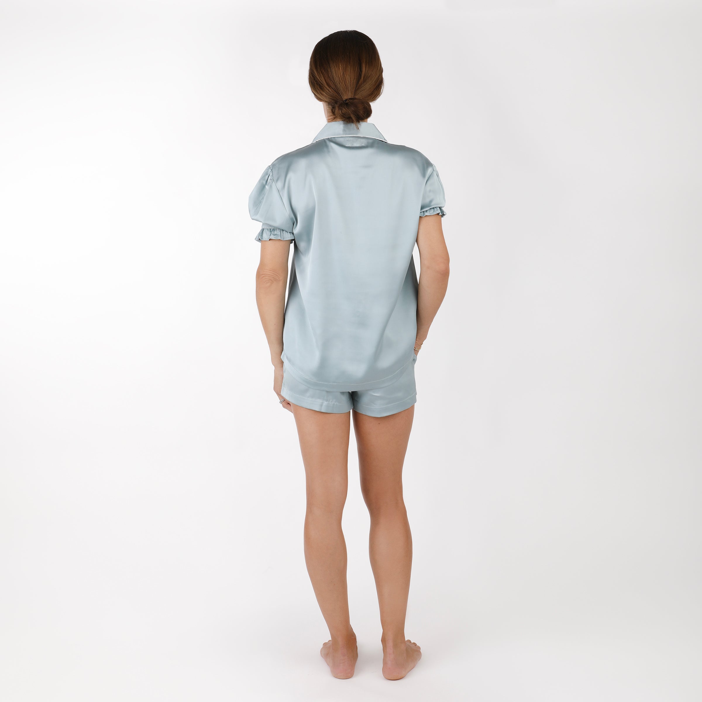 CHLOE SATIN SHORT PAJAMAS - Lenora