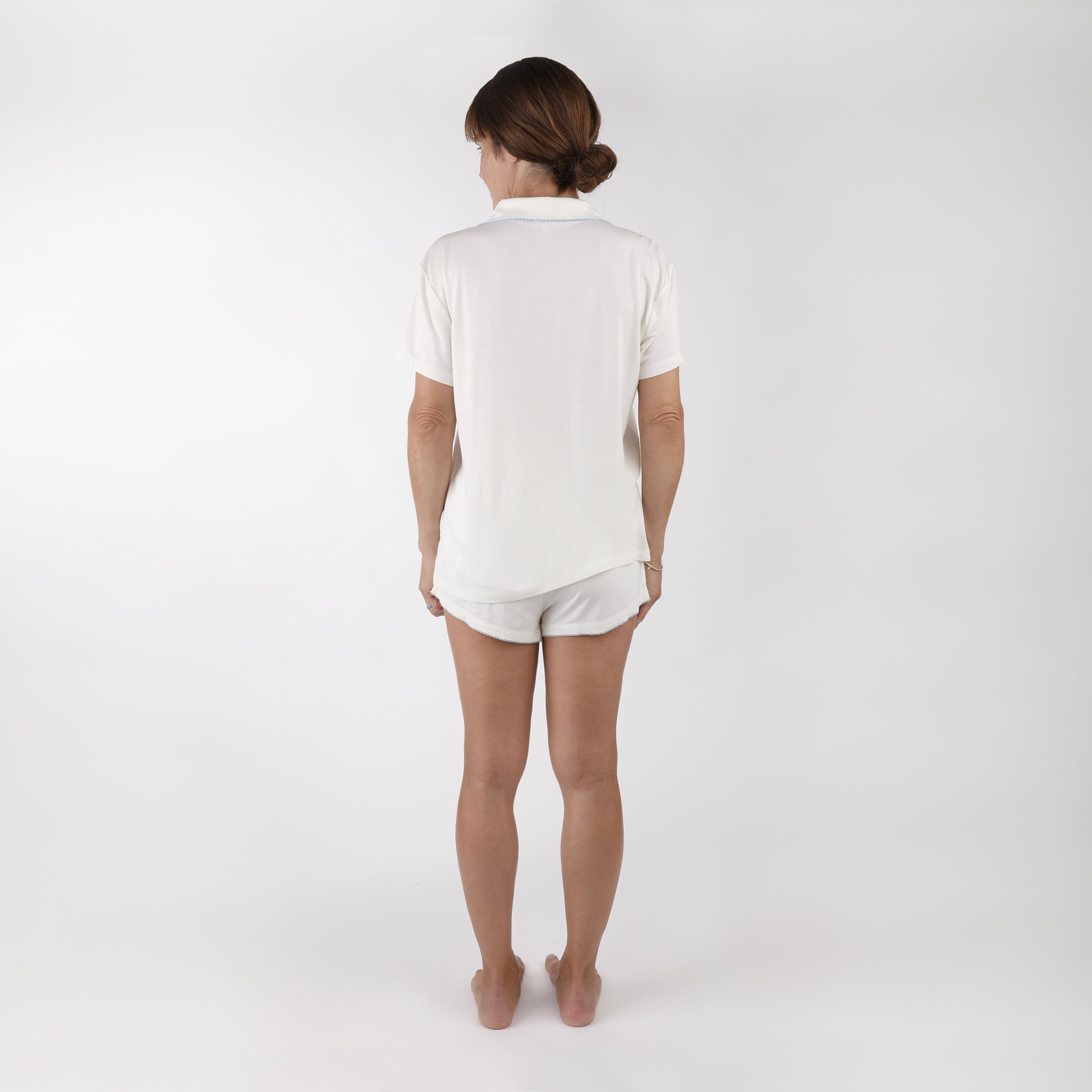 NORA MODAL KNIT SHORT PAJAMAS - Lenora