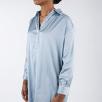 CHLOE SATIN NIGHTSHIRT - Lenora