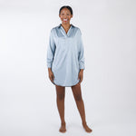 CHLOE SATIN NIGHTSHIRT - Lenora