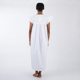 EMILY COTTON SMOCKED NIGHTGOWN - Lenora