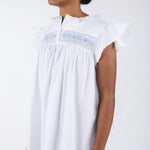 EMILY COTTON SMOCKED NIGHTGOWN - Lenora
