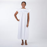 EMILY COTTON SMOCKED NIGHTGOWN - Lenora