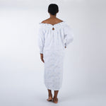 NANCY COTTON EMBROIDERED LONG SLEEVE NIGHTGOWN - Lenora