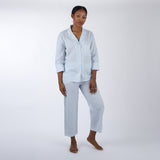 CLASSIC COTTON STRIPED CAPRI PAJAMAS - Lenora