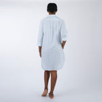 CLASSIC COTTON STRIPED NIGHTSHIRT - Lenora