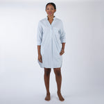 CLASSIC COTTON STRIPED NIGHTSHIRT - Lenora
