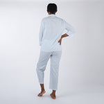 CLASSIC COTTON STRIPED CAPRI PAJAMAS - Lenora