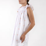 NANCY COTTON EMBROIDERED NIGHTGOWN - Lenora
