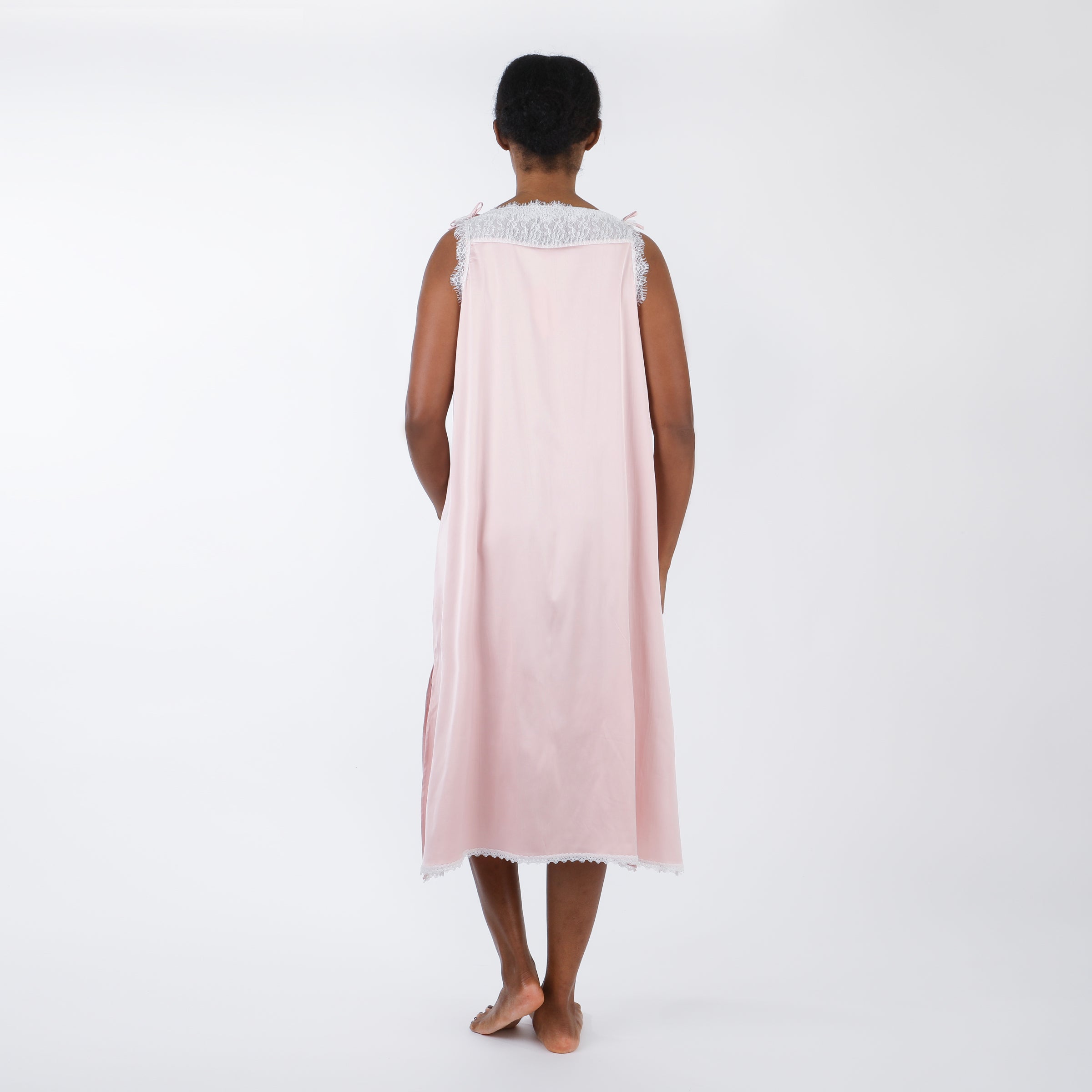 CHLOE SATIN NIGHTGOWN - Lenora