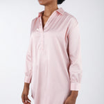CHLOE SATIN NIGHTSHIRT - Lenora