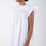 EMILY COTTON SMOCKED NIGHTGOWN - Lenora